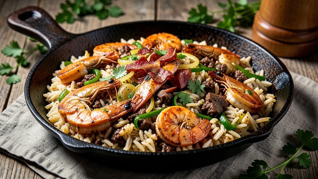 Cajun Shrimp and Dirty Rice Recipe: Spicy Kick and Smoky Cumin Harmony