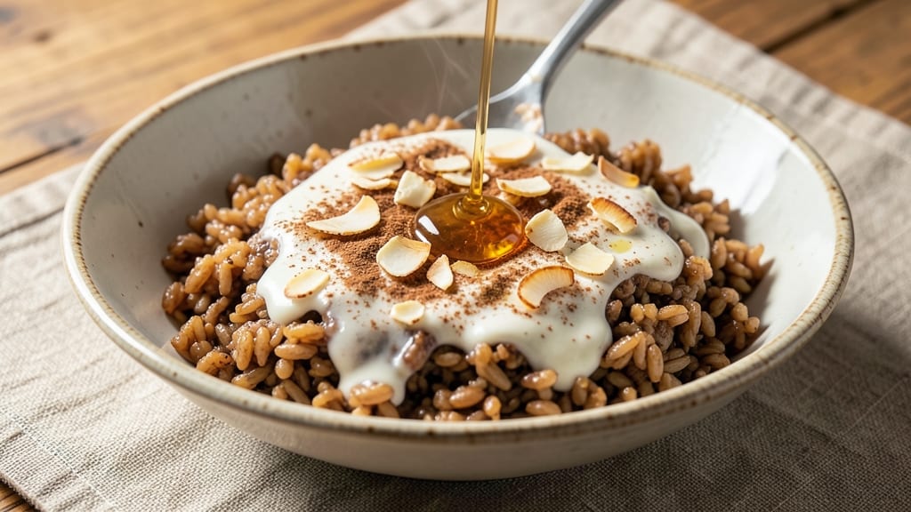 Brown Rice Hot Cereal Recipe: Nutty Warmth With Toasted Coconut Crunch