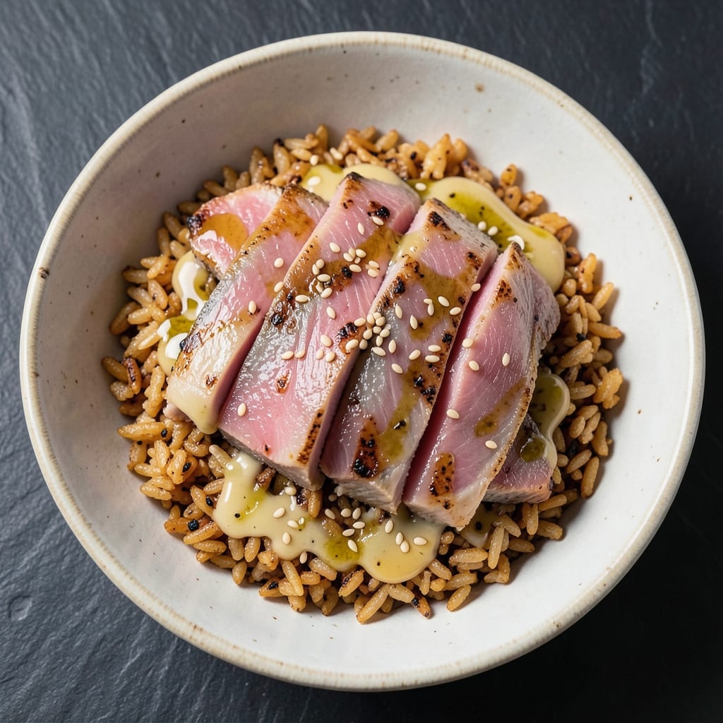 Ahi Tuna Crispy Rice Recipe: Sesame-Crusted Bites with Silky Tuna and Toasted Grains