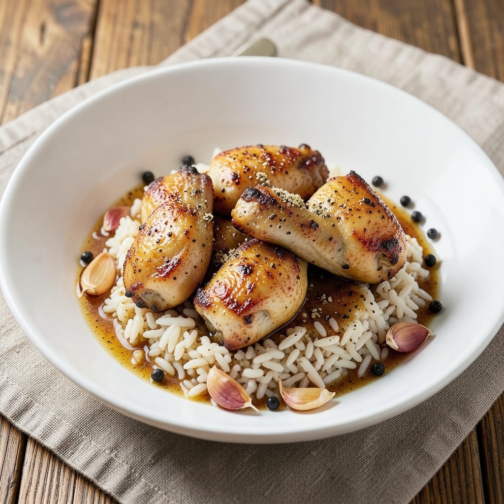 4 Ingredient Chicken and Rice Recipe: One-Pot Protein-Packed Meal in 25 Minutes