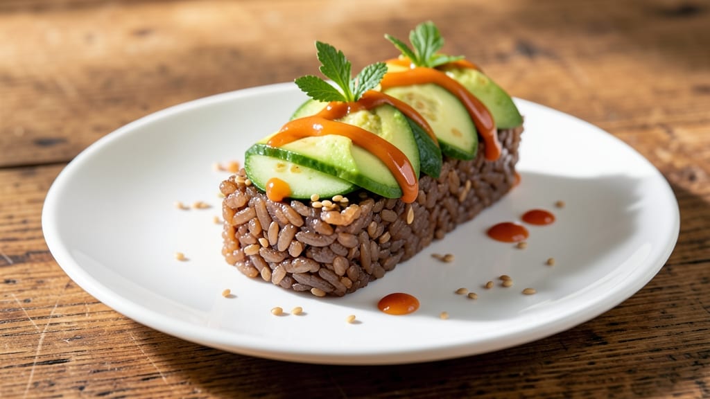 Brown Rice California Roll Recipe: Crunchy Cucumber Crowns and Creamy Avocado Fusion