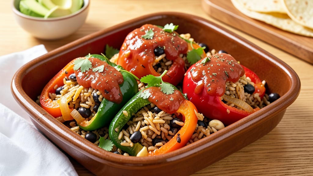 Brown Rice Stuffed Peppers Recipe: Hearty One-Pot Meal With Nutty Depth