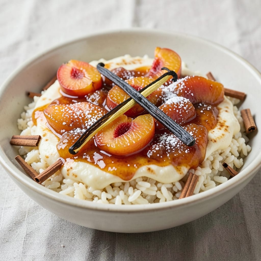 Apricot Rice Pudding Recipe: Warm Spiced Vanilla with Caramelized Fruit Bites