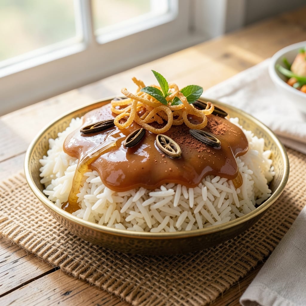 Arabic Sweet Rice Recipe: Cardamom and Rosewater Perfection