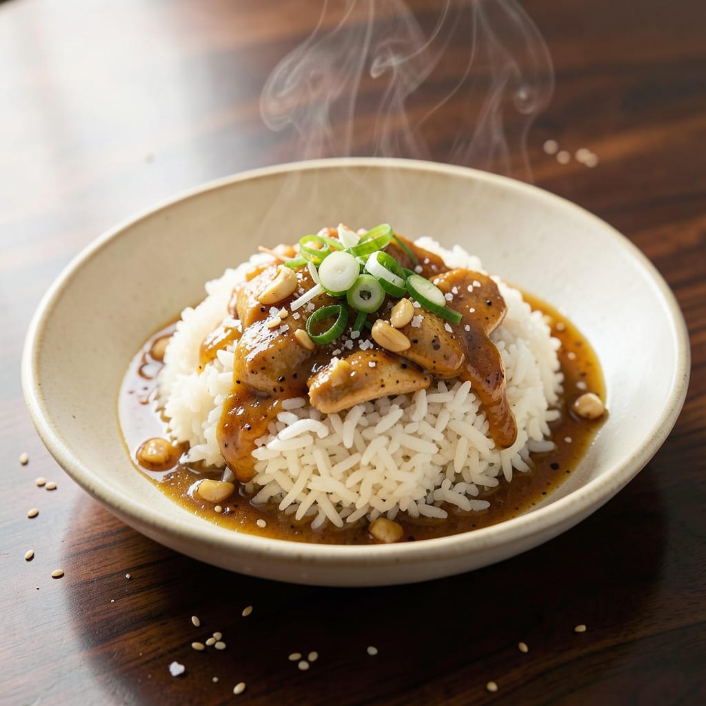 4 Servings Of Rice Recipe: One-Pot Jasmine with Toasted Sesame Crunch