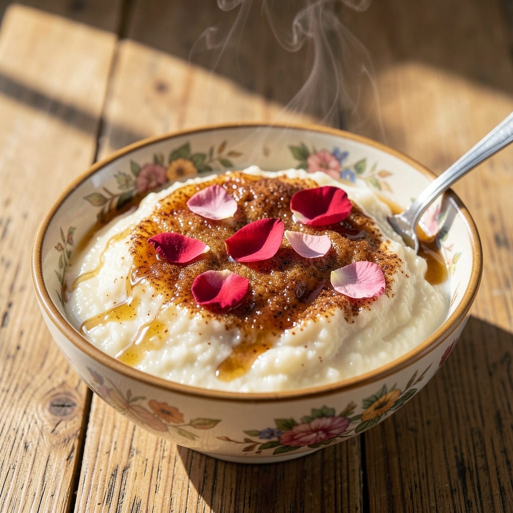 Armenian Rice Pudding Recipe: Rosewater-Kissed Spiced Delight