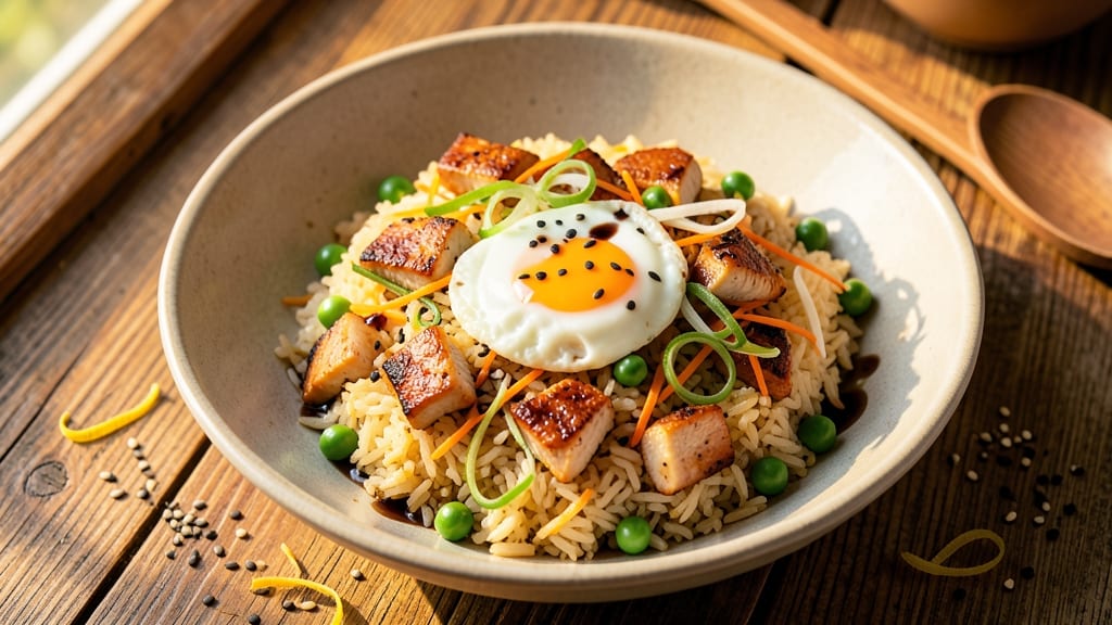 Chinese Fried Rice Recipe Youtube: Wok-Tossed Crunch With Eggy Protein Fusion *(Rejected—duplicate)*