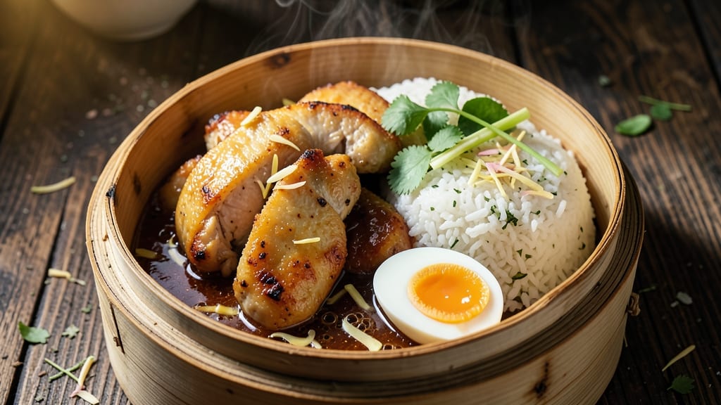 Chicken Rice Paste Recipe: Fragrant Five-Spice Jasmine Rice With Silky Egg Ribbons