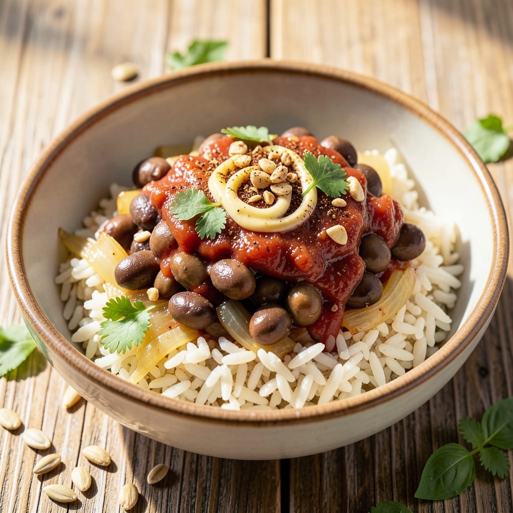 African Beans and Rice Recipe: West African-Inspired One-Pot Flavor
