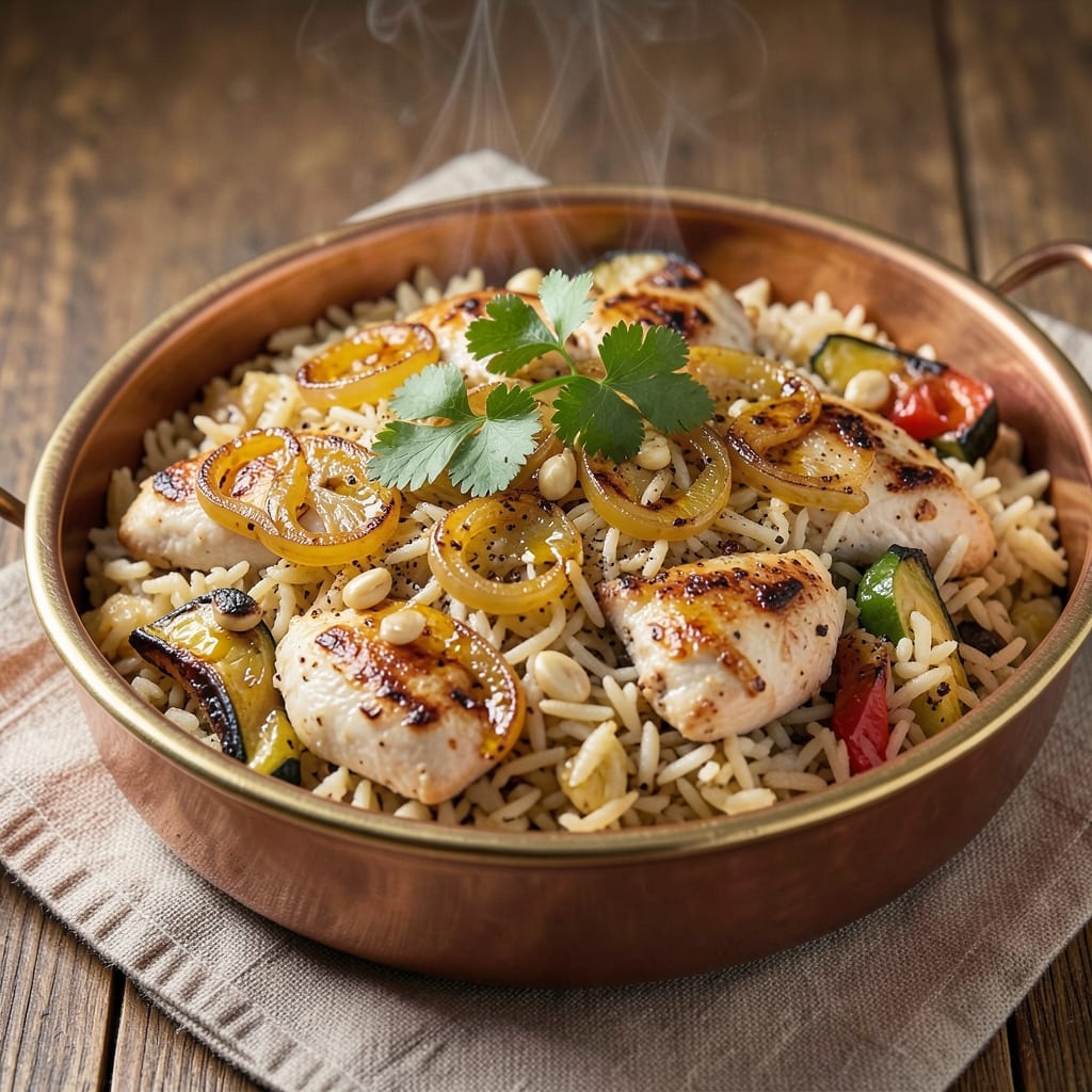 Arabic Rice Pilaf Recipe: Fragrant Saffron and Toasted Spice Harmony
