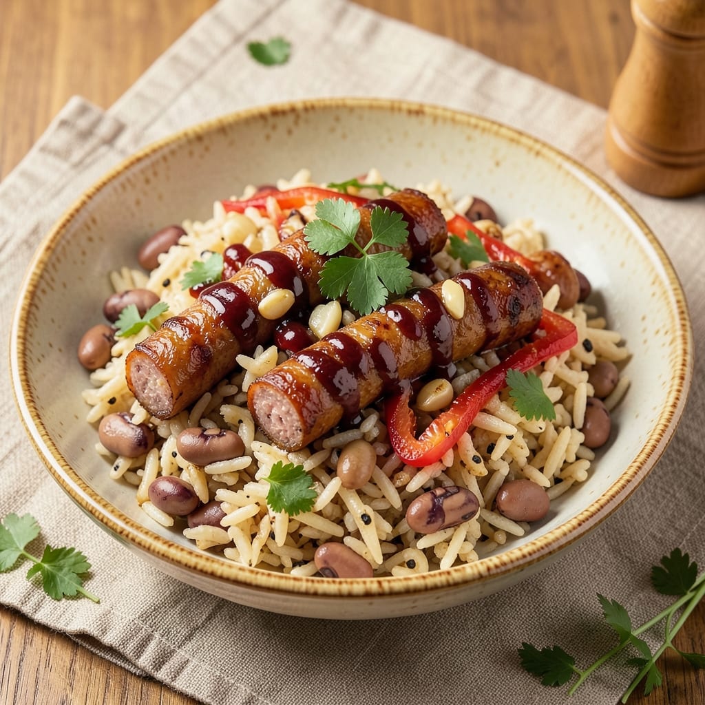 Andouille Sausage, Rice, and Beans Recipe: Smoky Cajun One-Pot Harmony