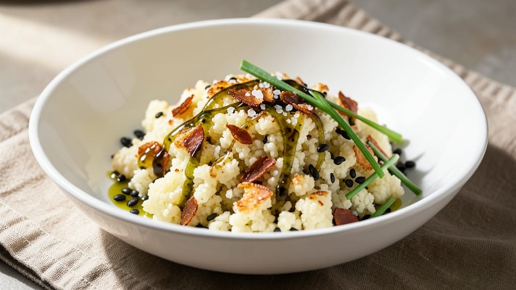Cauliflower Rice Microwave Recipe: Crispy-Edged Texture in 5 Minutes