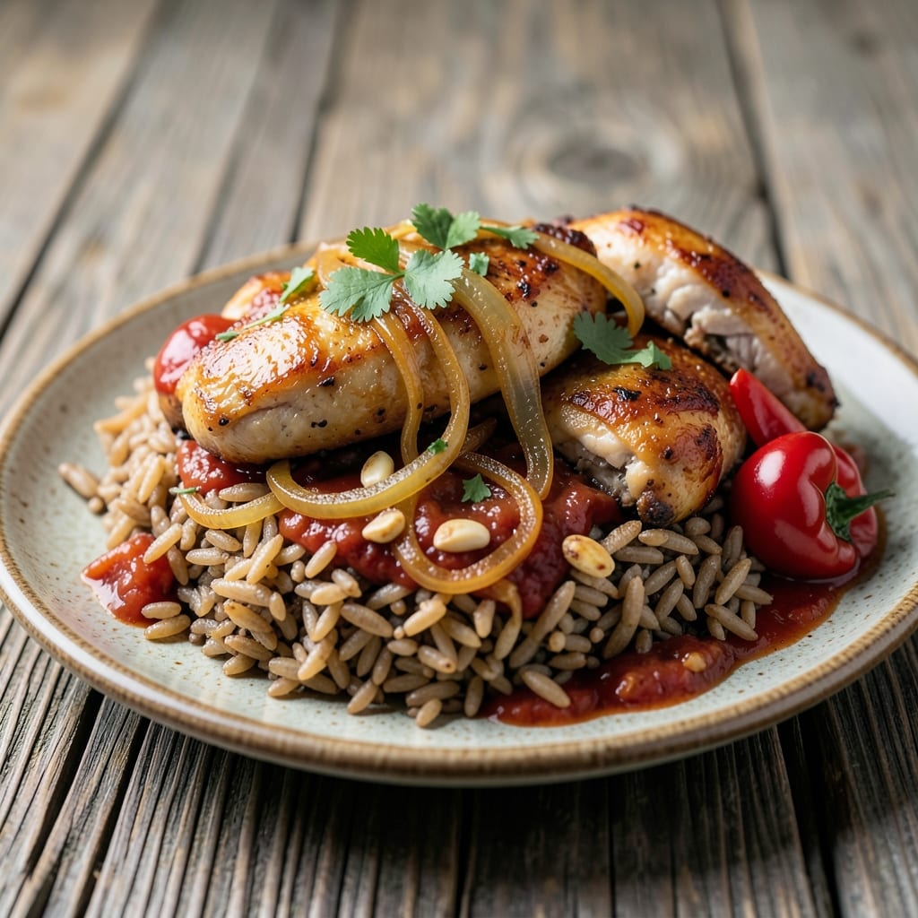 Arroz Con Pollo With Brown Rice Recipe: One-Pot Latin Flavors in 40 Minutes