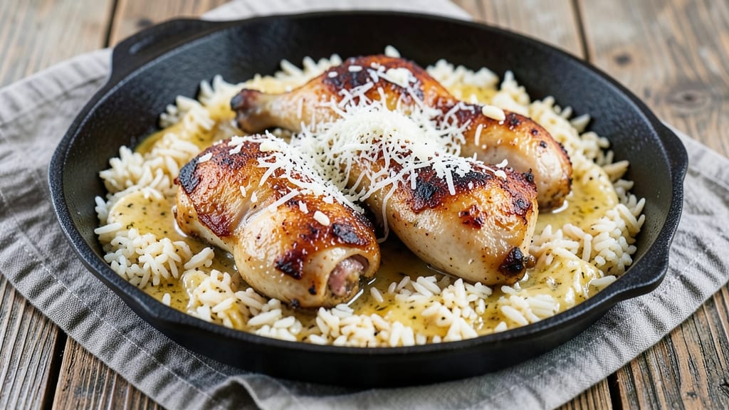 Chicken Thigh Rice Bake Recipe: Golden Crust Meets Juicy Protein