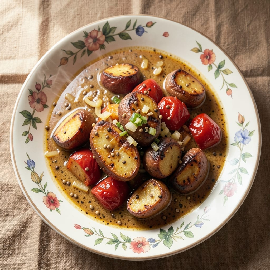 Aloo Curry Recipe for Rice: Potato and Tomato Fragrance in One-Pot