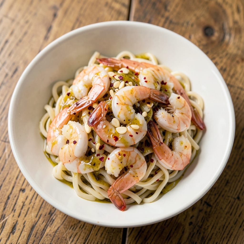 Asian Shrimp and Rice Noodles Recipe: Garlic-Chili Infused Wok Magic