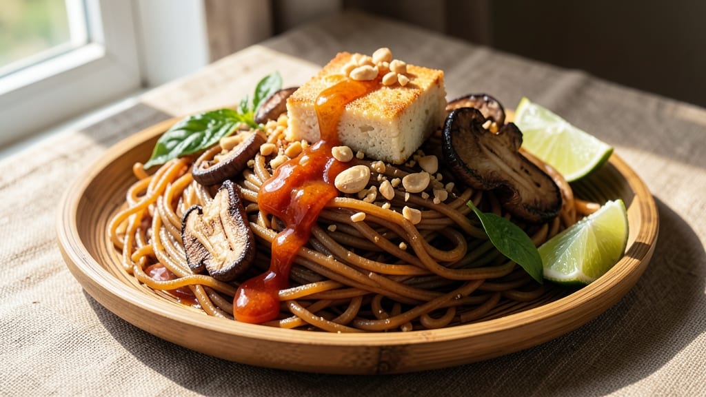 Brown Rice Pad Thai Noodles Recipe: Wok-Tossed Crunch With Tamarind Zing