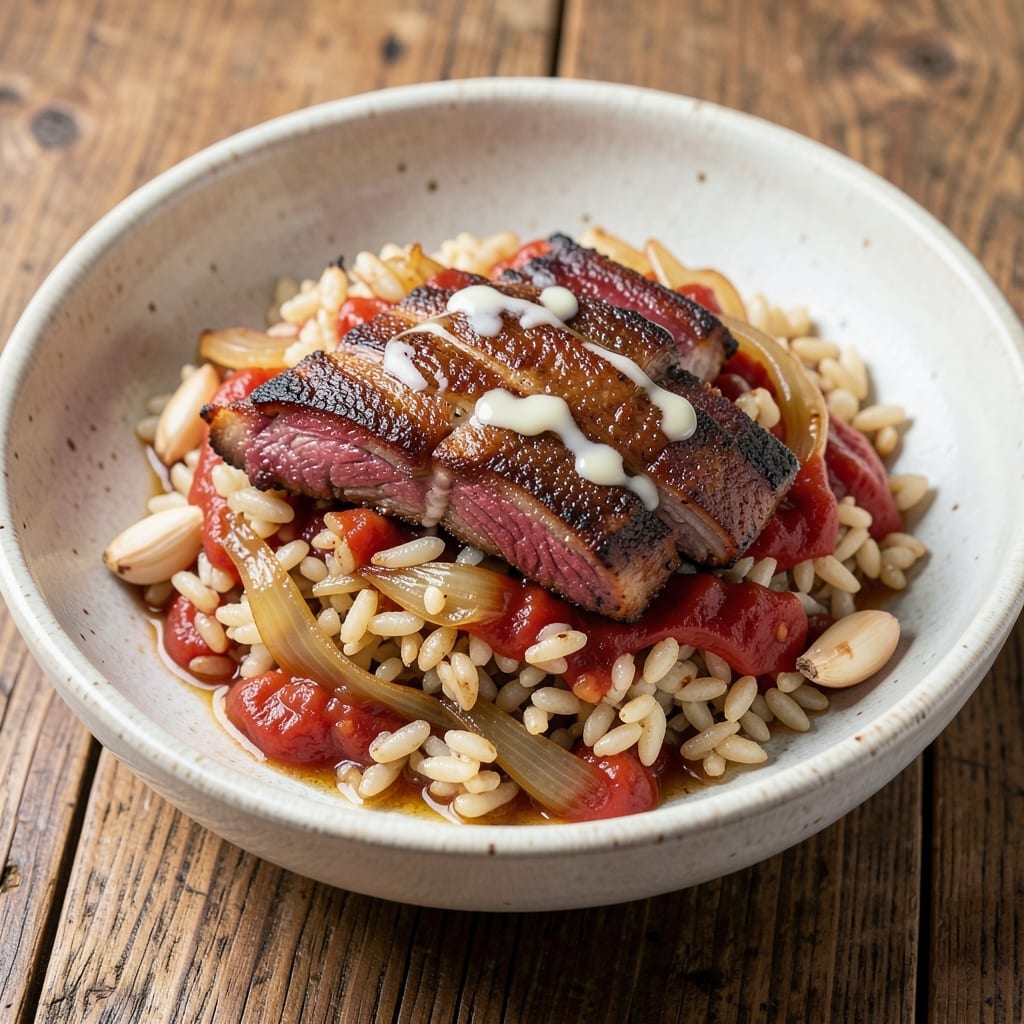 Adlai Rice Recipe: Filipino-Style Vinegar Braised Rice and Meat
