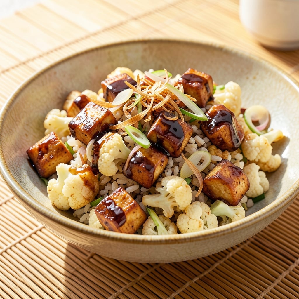 Asian Cauliflower Fried Rice Recipe: Wok-Tossed Crunch with Savory Umami