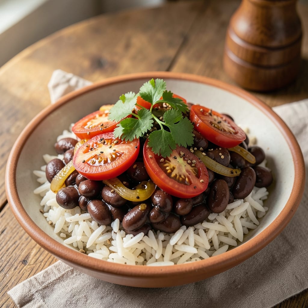 African Black Beans and Rice Recipe: Smoky Tomato-Pepper Base for Bold Flavor