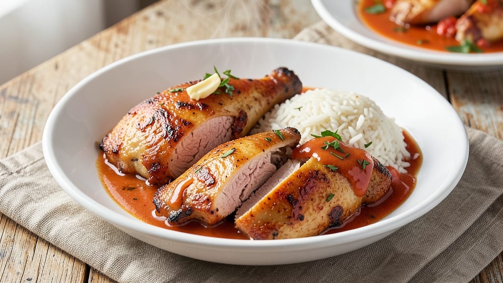 Cambell's Chicken and Rice Recipe: Creamy Tomato Gravy Blankets Every Bite