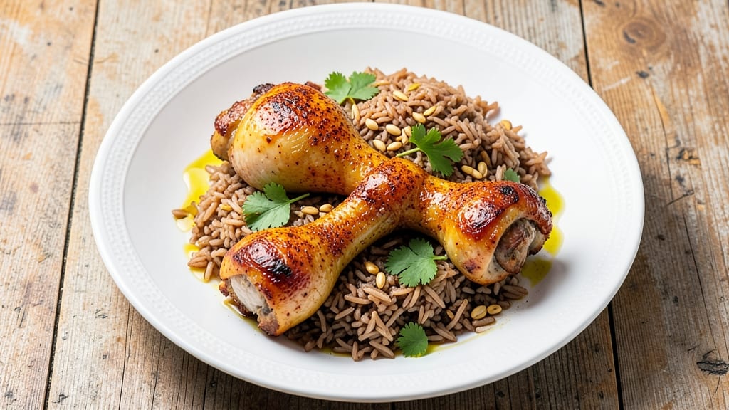 Chicken Drumsticks and Brown Rice Recipe: Juicy Skin, Flavor-Packed Bites