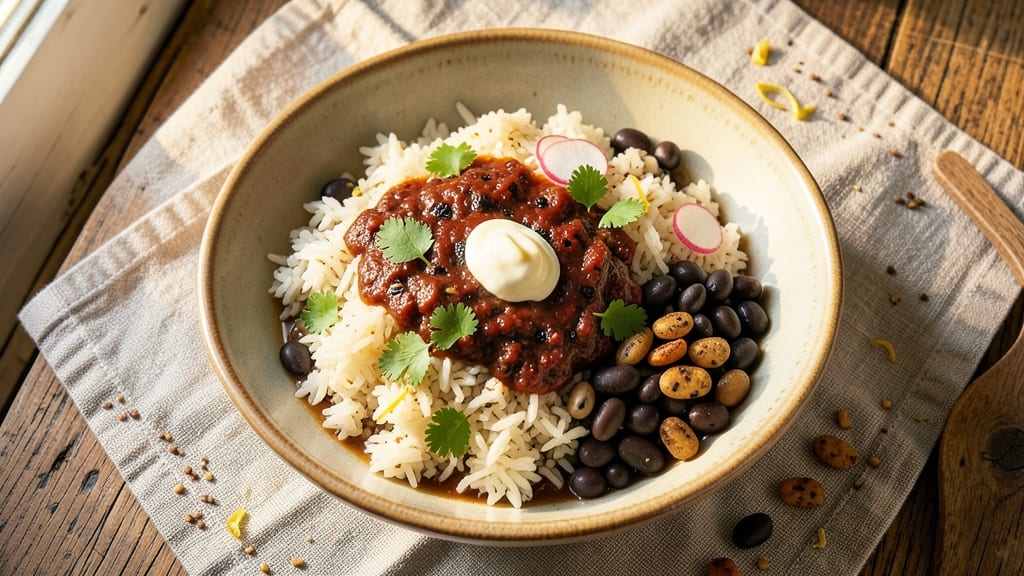 Chipotle-Inspired Vegetarian Rice Bowl Recipe: Smoky Cumin-Lime Cauliflower Crunch