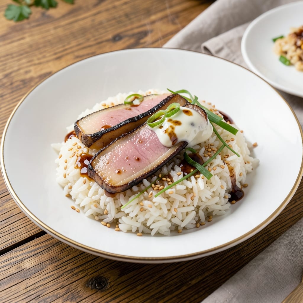 Abalone Rice Recipe: Sesame-Glazed Luxury with Crispy Edges