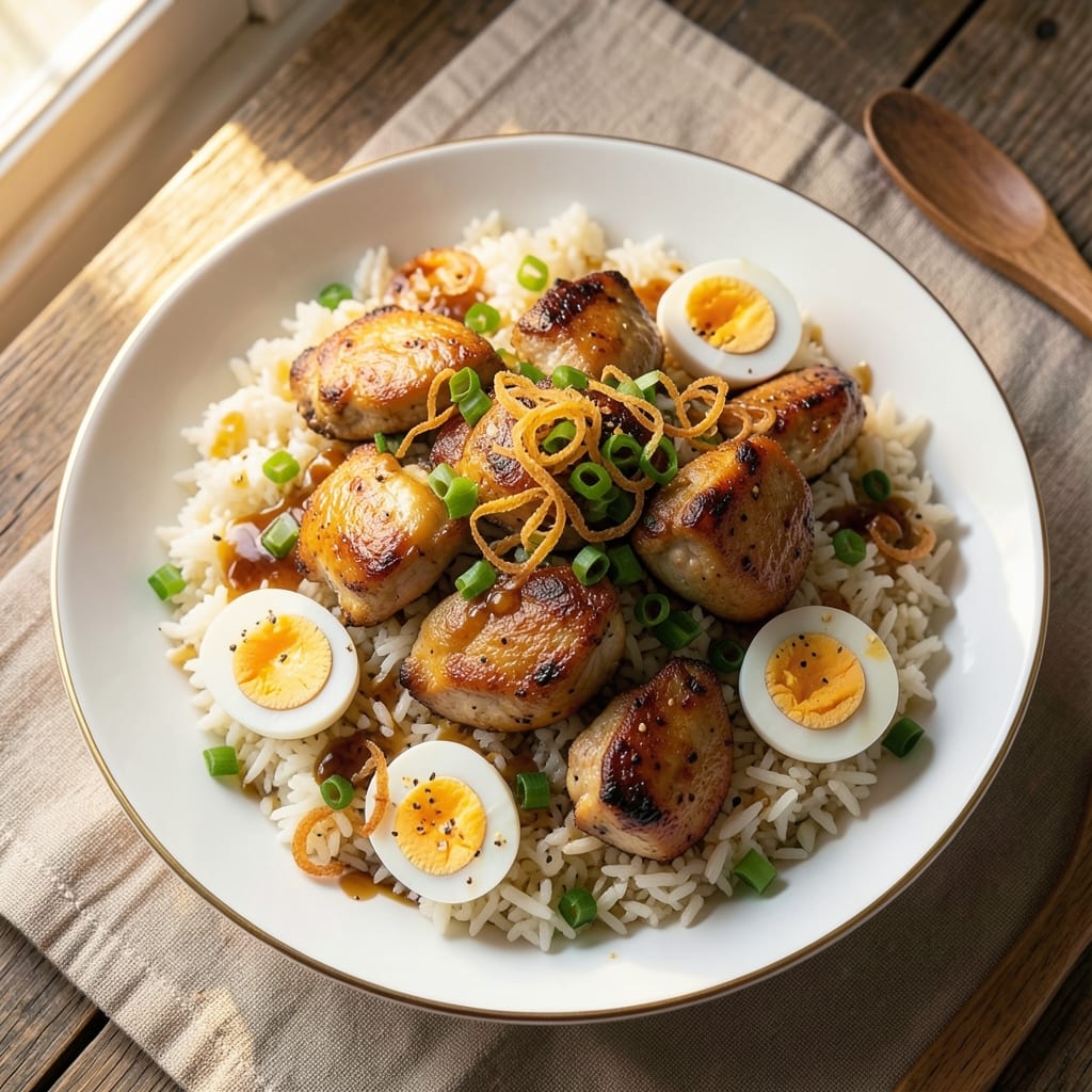 5 Star Chicken Fried Rice Recipe: Golden Egg Stir-Fry with Crispy Rice and Silky Sauce