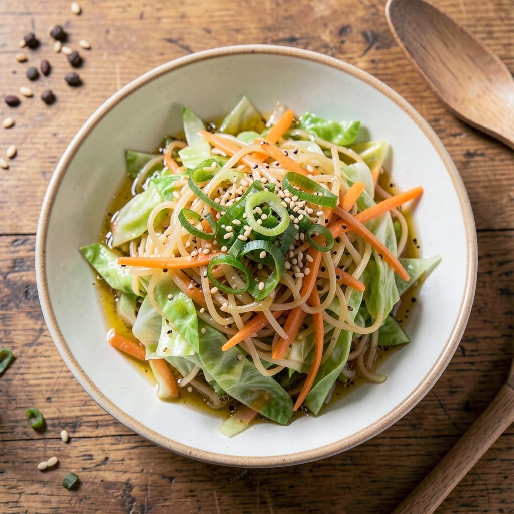 Asian Coleslaw Recipe With Ramen Noodles and Rice Vinegar: Crunchy Noodle Twist With Tangy Kick