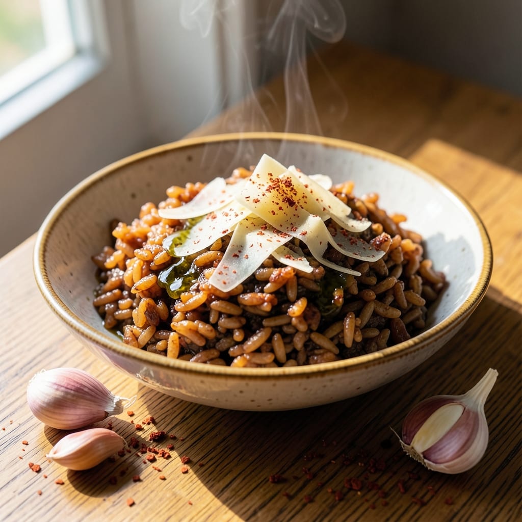 Anson Mills Rice Recipe: Smoky Paprika and Parmesan Crisp-Top Masterpiece