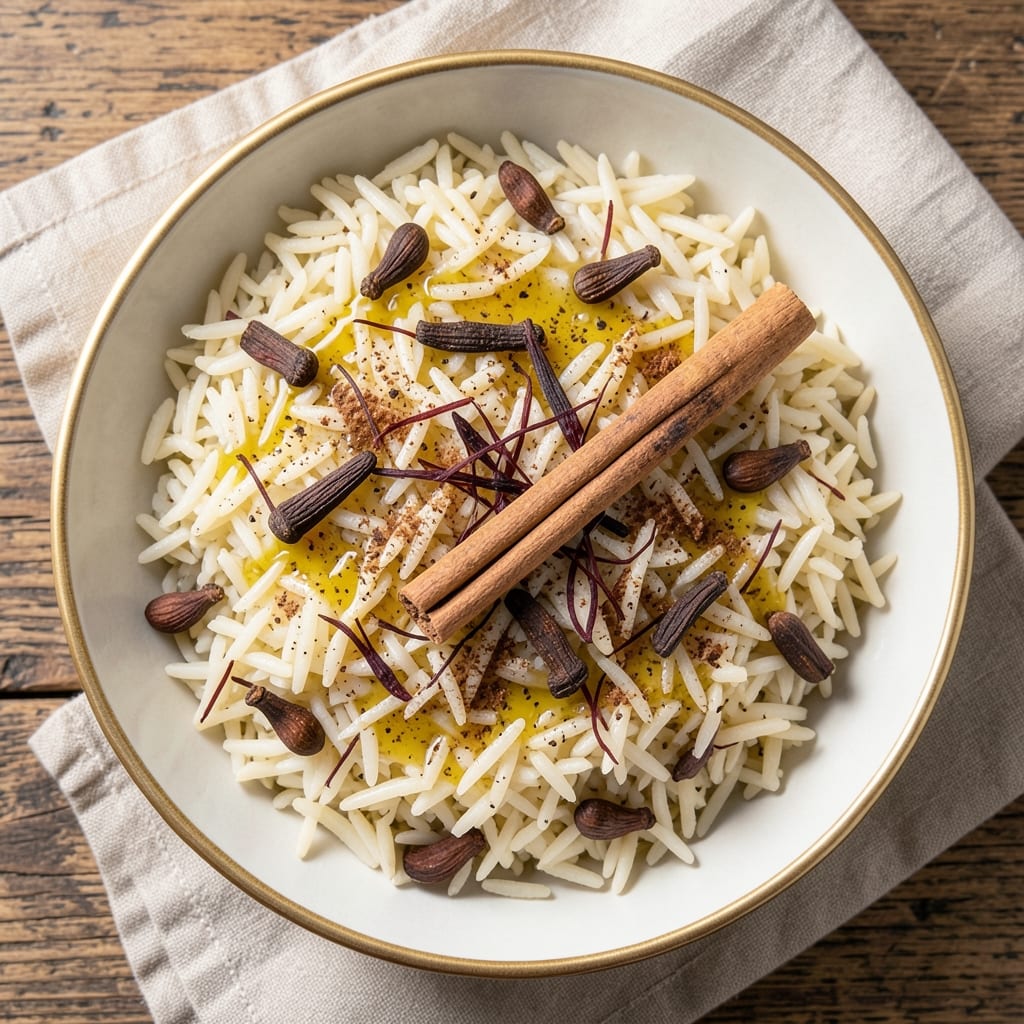 Arabic Basmati Rice Recipe: Fragrant Saffron and Cardamom Infusion