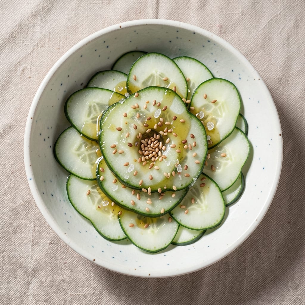 Asian Cucumber Salad Recipe with Rice Vinegar: Crunchy Cool Refreshment in 10 Minutes