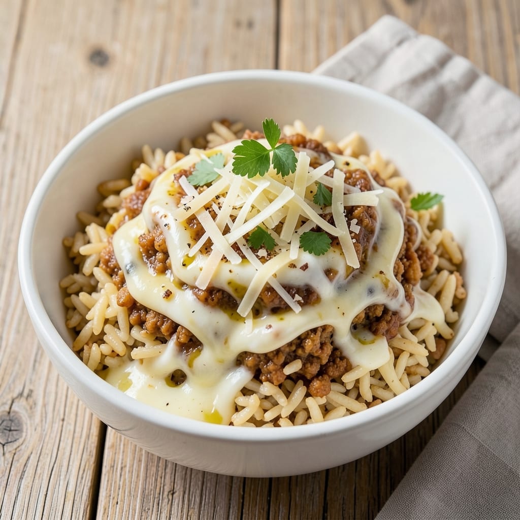 4 Cheese Rice a Roni Recipe: Melty Triple-Layer Cheese Bliss