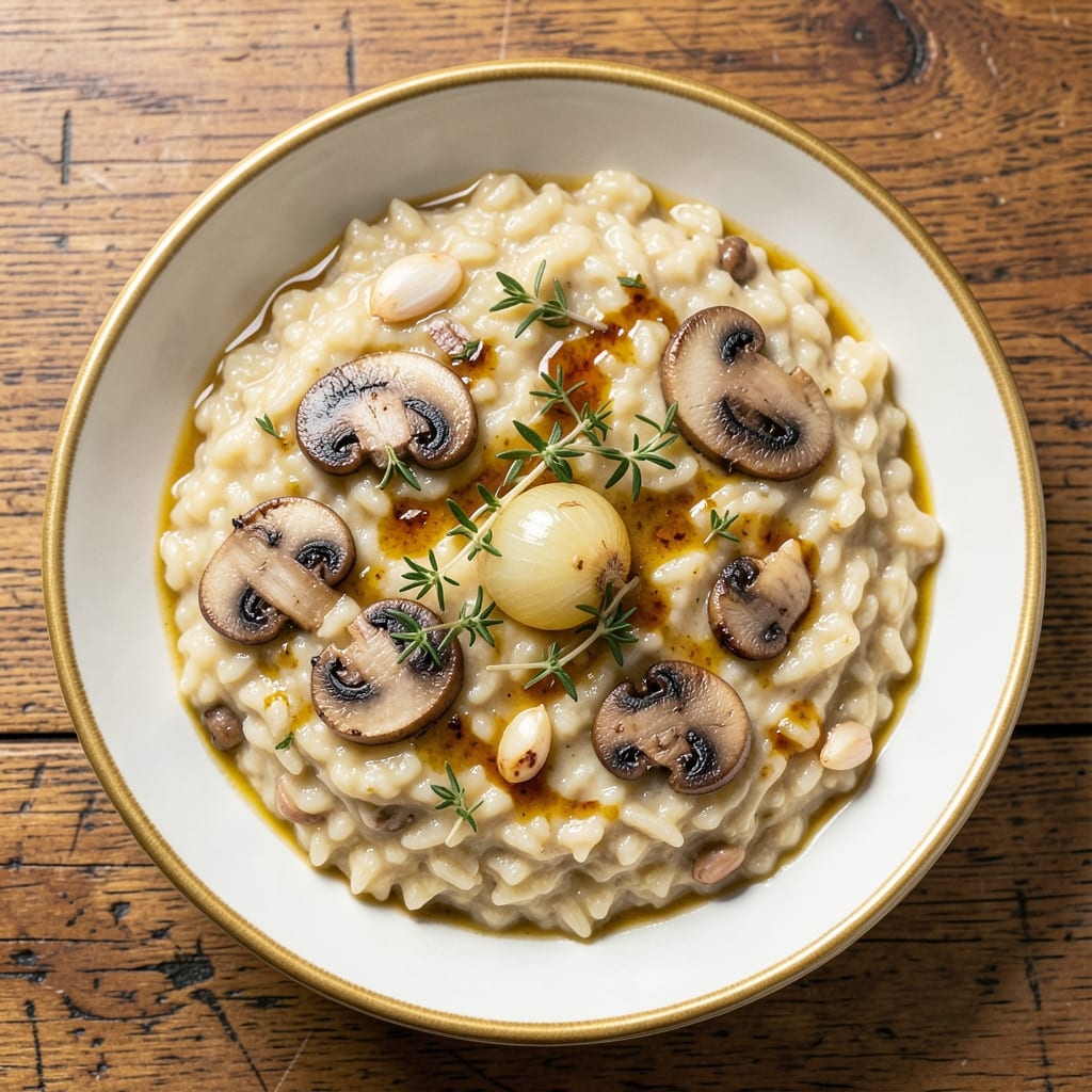 Arborio Rice Mushroom Risotto Recipe: Earthy Umami-Packed Creaminess in One Pot
