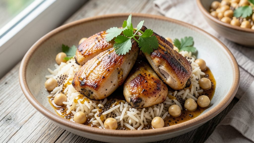Chicken, Rice, and Chickpea Recipe: Spiced One-Pan Protein Powerhouse