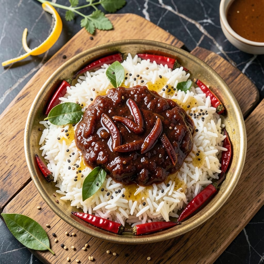 Andhra Tamarind Rice Recipe: Spicy Tamarind Tang and Toasted Rice Magic