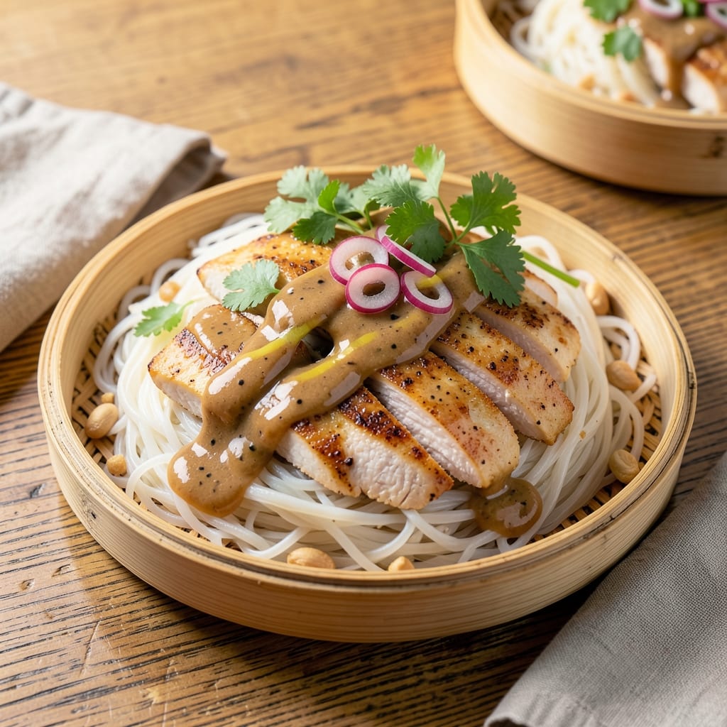 A Taste of Thai Vermicelli Rice Noodles Recipe: Fragrant Lime-Peanut Dressing Magic
