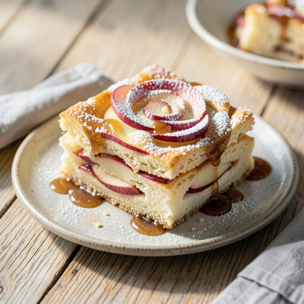 Apple Rice Cake Recipe: Crispy Apple Crunch With Chewy Rice Texture