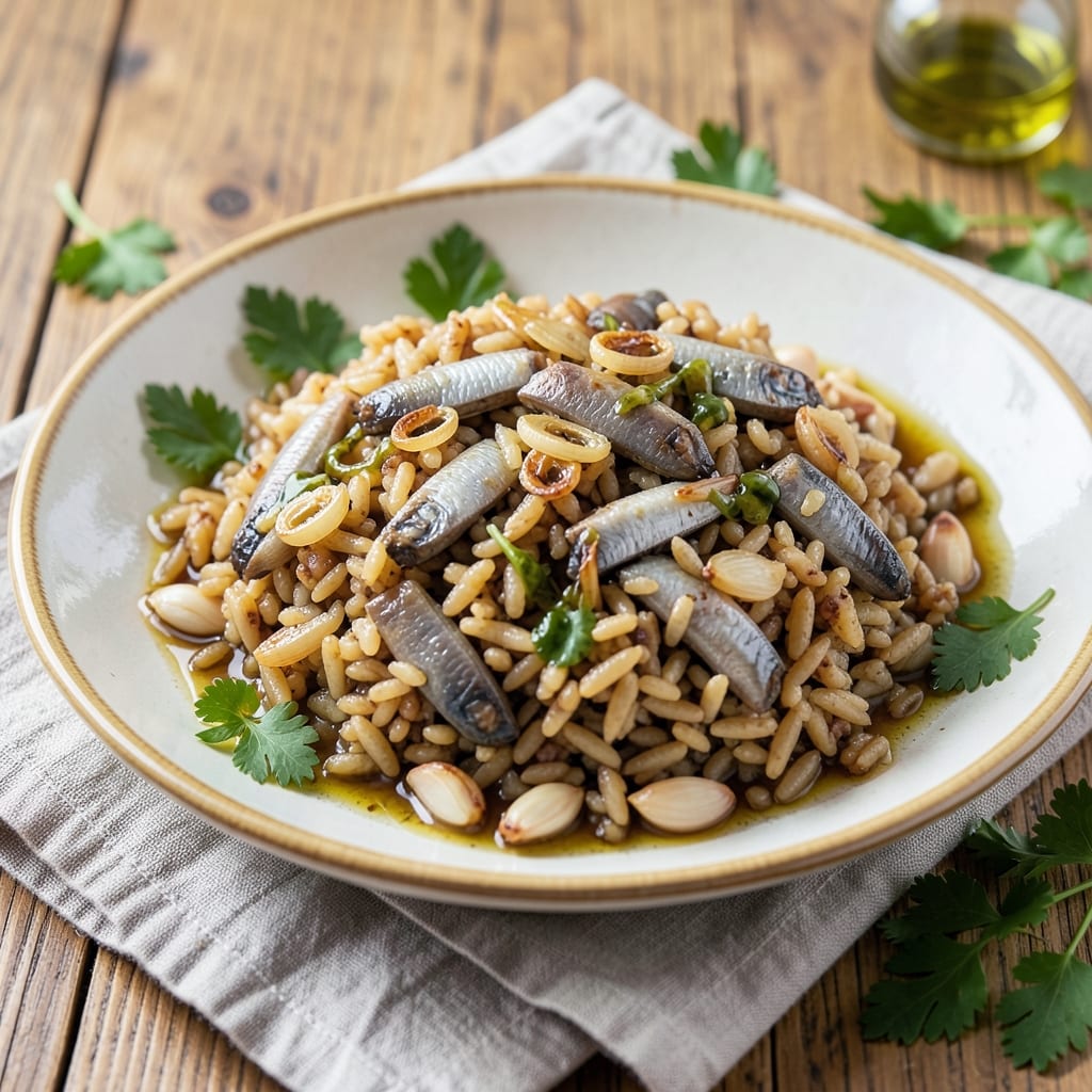 Anchovy Rice Recipe: Umami-Infused One-Pot with Crispy Edges