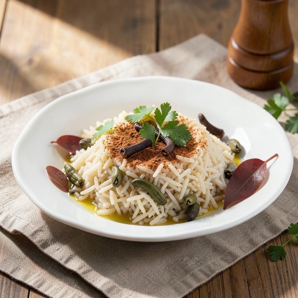 Aroma White Rice Recipe: Fragrant Basmati with Cinnamon-Infused Steaming