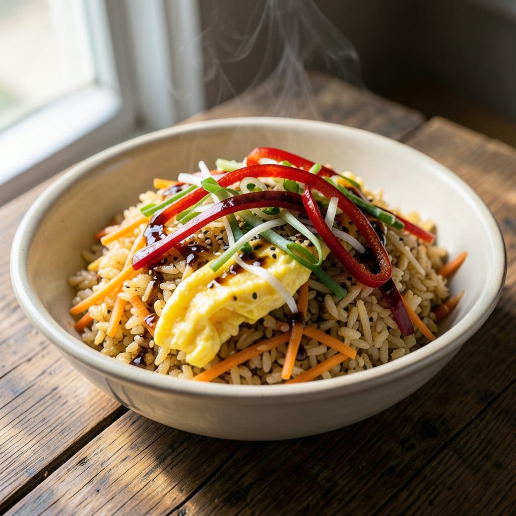 Asian Vegetable Fried Rice Recipe: Wok-Tossed Crunch With Eggy Richness