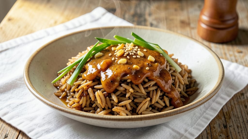 Chicken Flavored Brown Rice Recipe: Savory Umami Base for Meal Prep Magic