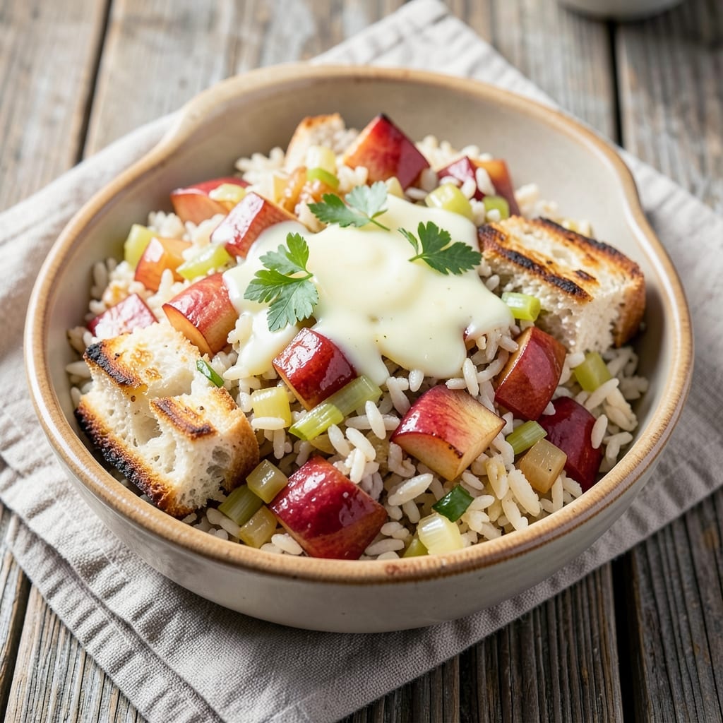 Apple Rice Stuffing Recipe: Golden Crisp Edges, Juicy Apple Bites