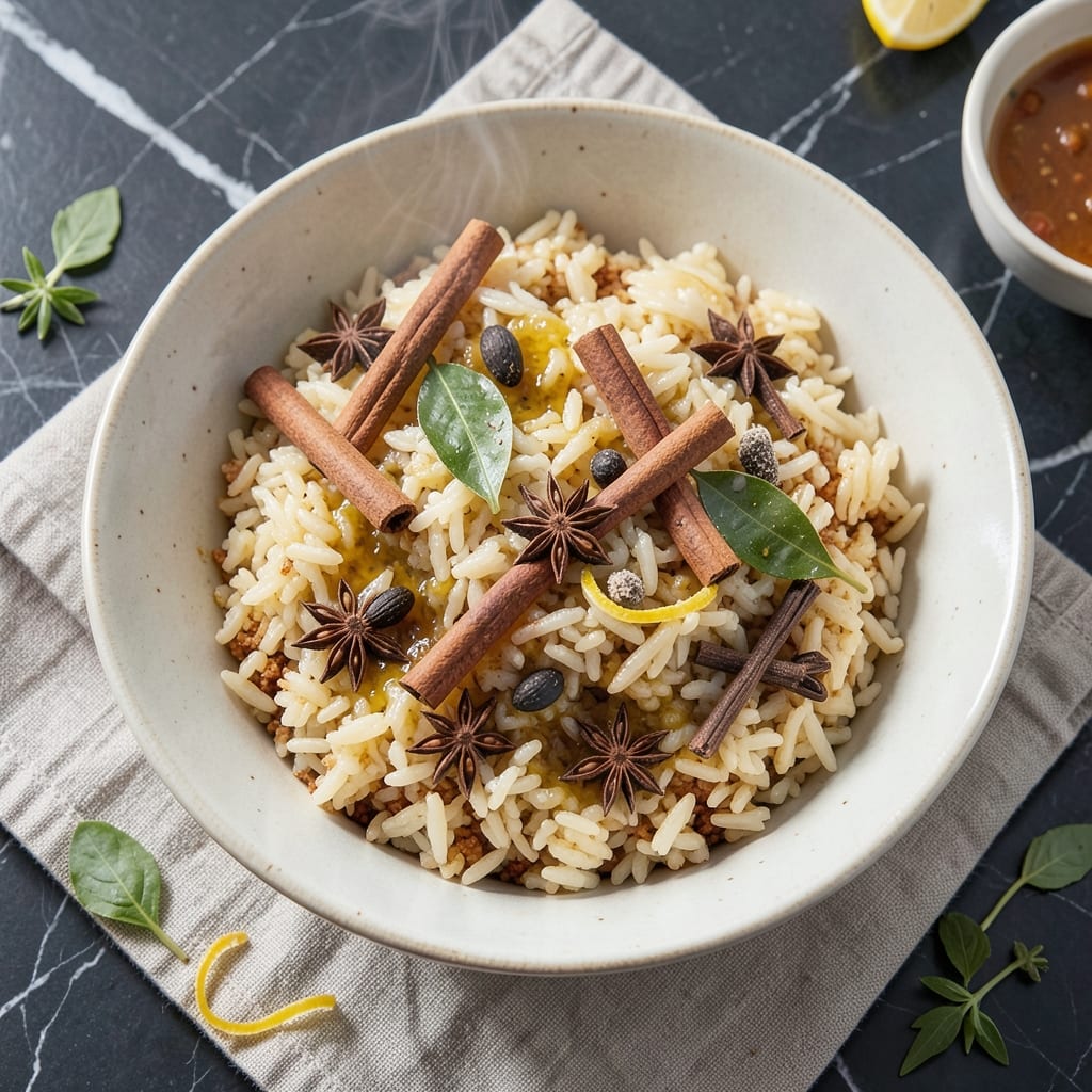 Aroma Pressure Cooker Rice Recipe: Fragrant Jasmine and Toasted Spice Harmony