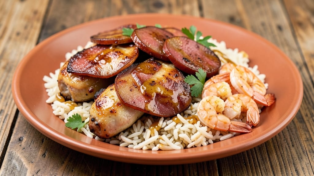 Chicken Shrimp Sausage Rice Recipe: One-Pan Protein-Packed Feast