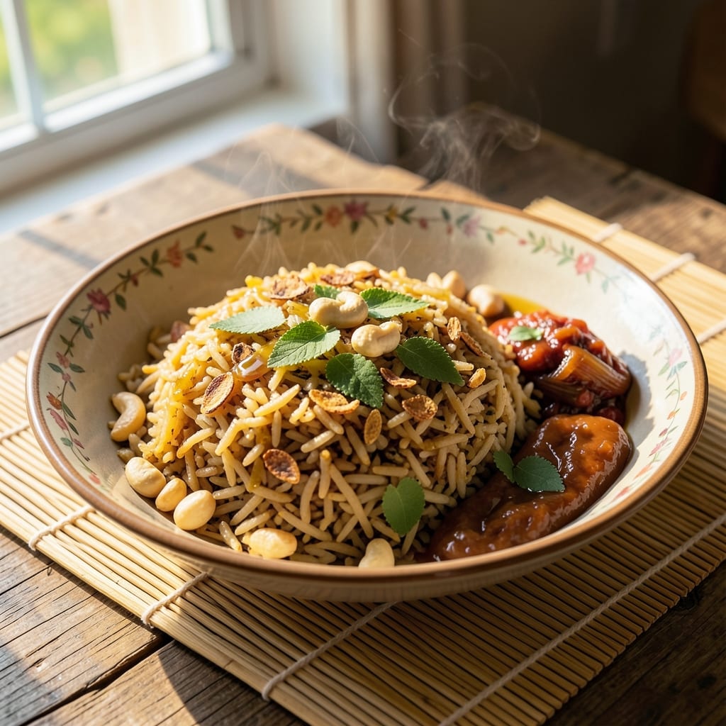 Ajwain Leaves Rice Recipe: Fragrant Herb-Infused One-Pot Magic