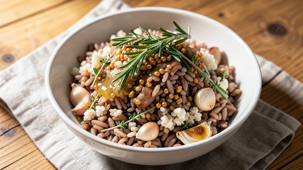 Brown Rice and Quinoa Recipe Rice Cooker: Fluffy Grains With Savory Herbs in One Touch