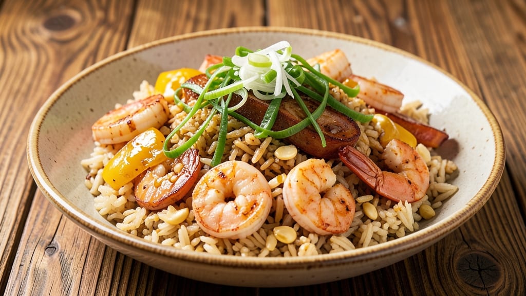 Cajun Seafood Fried Rice Recipe: Spicy Shrimp and Sausage Wok Crunch